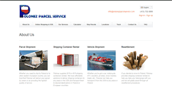 Desktop Screenshot of polonezparcelservice.com